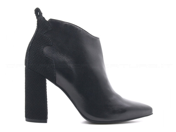 Nero giardini tronchetti stile texano donna nero