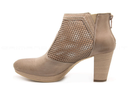 Nero giardini tronchetti estivi donna beige