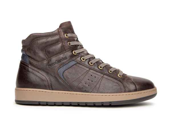 NeroGiardini uomo polacchino pelle marrone