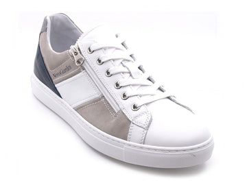Nerogiardini sneakers uomo con zip uomo bianco