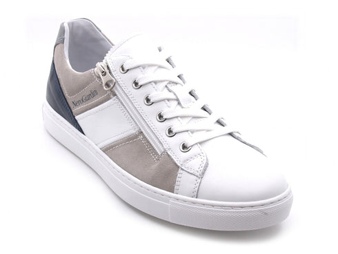 Nerogiardini sneakers uomo con zip uomo bianco
