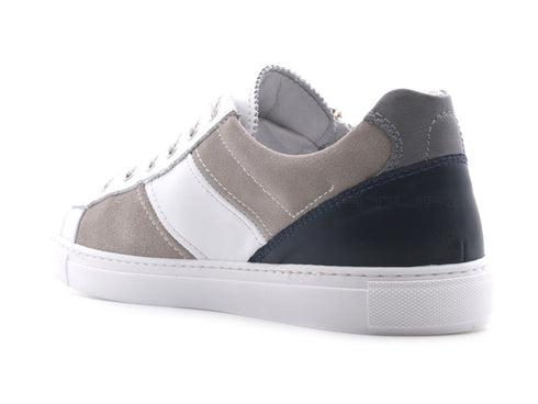 Nerogiardini sneakers uomo con zip uomo bianco