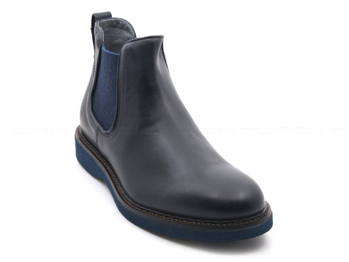 Nerogiardini chelsea boot uomo uomo blu
