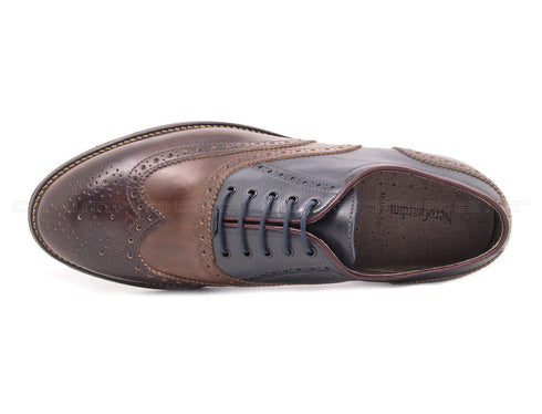 Nerogiardini francesine multicolore uomo marrone