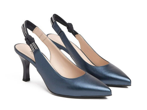 NeroGiardini Scarpe Eleganti con tallone aperto in Pelle