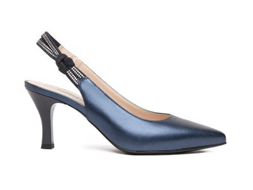 NeroGiardini Scarpe Eleganti con tallone aperto in Pelle blu oceano E218342DE-20