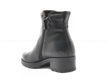 Nero giardini stivaletti con zip donna nero