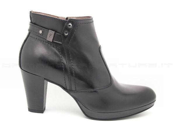 Nero giardini tronchetti con zip donna nero