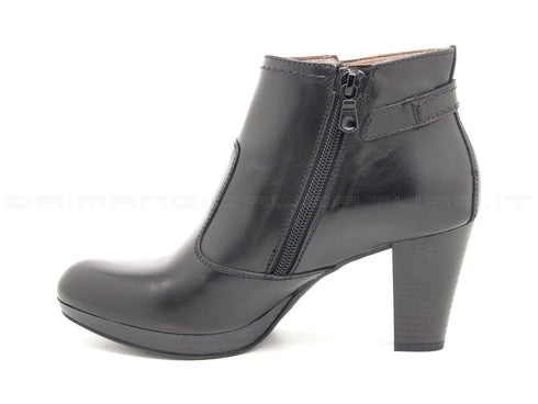 Nero giardini tronchetti con zip donna nero