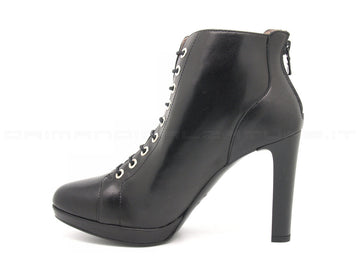 Nero giardini glamour tronchetti stringati donna nero