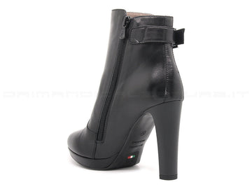 Nero giardini glamour tronchetti con zip donna nero