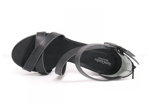 Nero giardini sandali eleganti donna nero