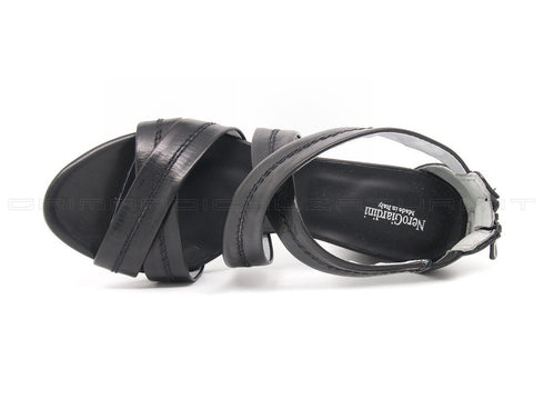 Nero giardini sandali zip donna nero