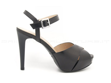 Nero giardini sandali eleganti donna nero