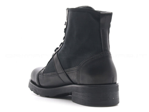 Oxs anfibio uomo pelle tessuto uomo nero