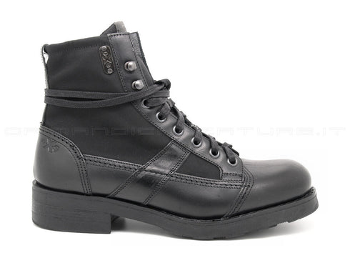 Oxs anfibio uomo pelle tessuto nero uomo nero