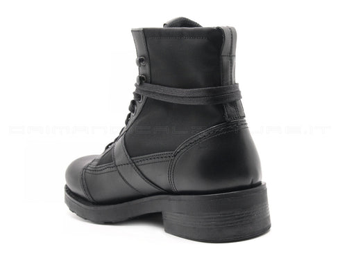 Oxs anfibio uomo pelle tessuto nero uomo nero