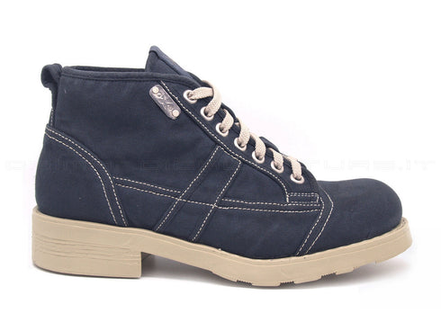 Oxs frank scarponcini in tela blu uomo blu