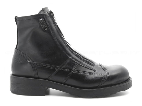 Oxs stivaletti 2 zip invernali uomo nero