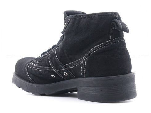 Oxs frank polacchini estivi in tela uomo nero