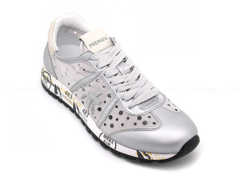 Premiata lucy estiva traforata donna argento