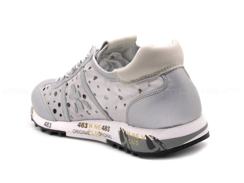 Premiata lucy estiva traforata donna argento