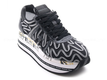 Premiata beth sneakers platform donna nero