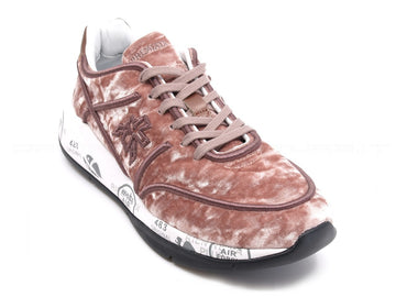 Premiata liu sneakers velluto donna rosa