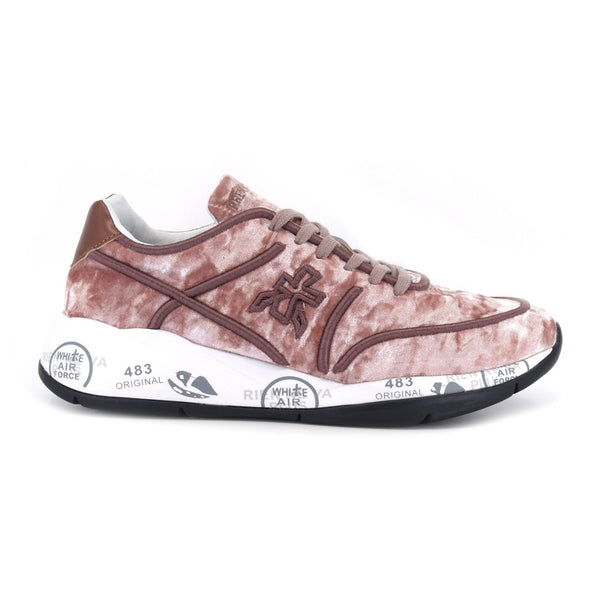 Premiata liu sneakers velluto donna rosa
