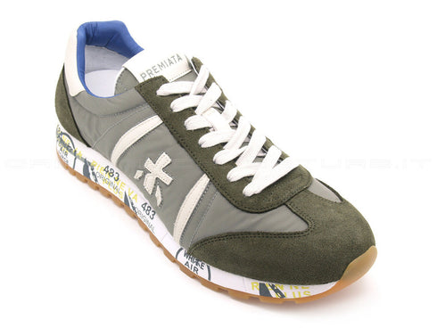 Premiata uomo lucy sneakers uomo verde