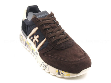 Premiata uomo sneakers lander suede uomo marrone