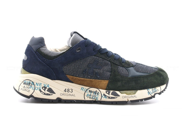 Premiata uomo scarpe sportive mase uomo verde