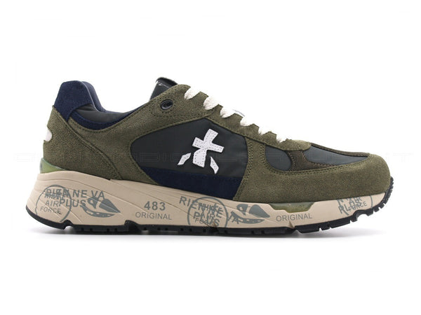 Premiata uomo mase sneakers uomo verde