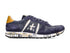 Premiata uomo Eric sneakers estiva in camoscio blu 5841