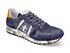 Premiata uomo Eric sneakers estiva in camoscio blu 5841
