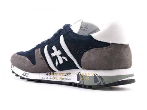 Premiata uomo eric sneakers estiva uomo blu
