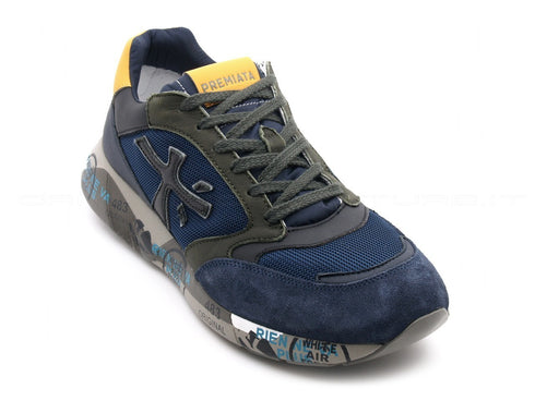 Premiata uomo zaczac scarpa sportiva uomo blu