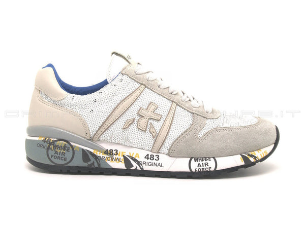 Premiata diane paillettes bianco donna bianco