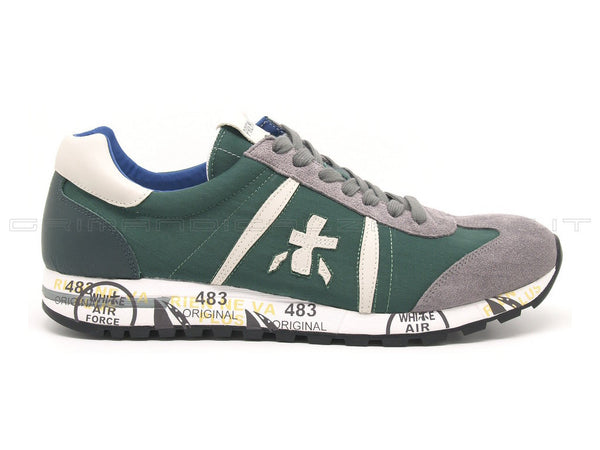 Premiata uomo sneakers lucy verde grigio uomo verde
