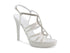 Melluso Elegant Wedding Sandals High Heel Fabric upper