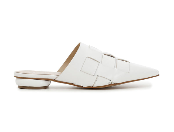 CafèNoir donna sandali sabot in pelle intrecciata bianca C1ED2260-W001