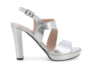 Melluso High Heel Sandals with Leather Upper Platform