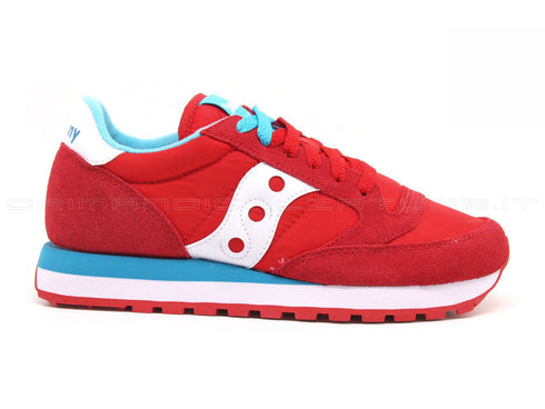 Saucony sneakers jazz rosso bianco donna rosso