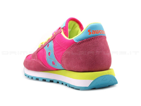 Saucony jazz originals rosa giallo donna rosa