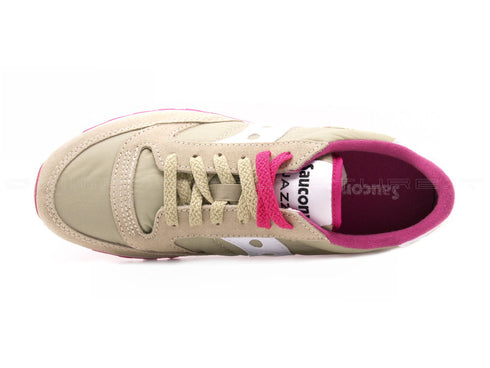 Saucony jazz originals beige bianco donna beige