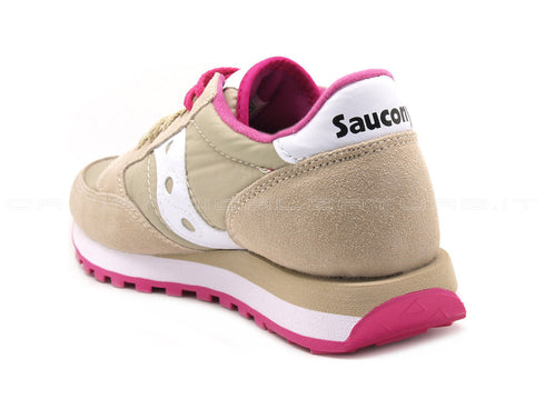 Saucony jazz originals beige bianco donna beige