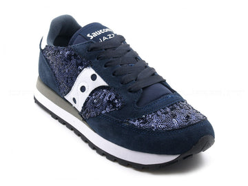 Saucony jazz originals con paillettes donna blu