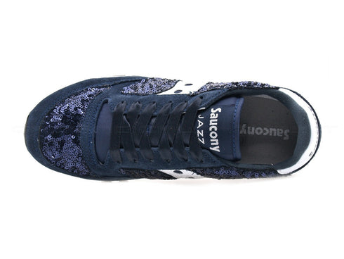 Saucony jazz originals con paillettes donna blu