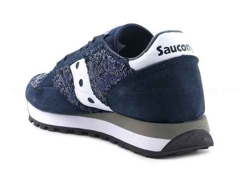 Saucony jazz originals con paillettes donna blu