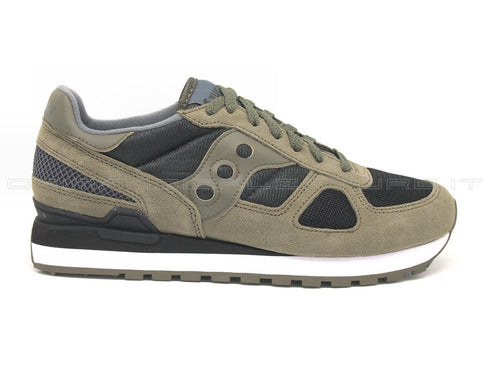 Saucony uomo shadow verde oliva nero uomo verde